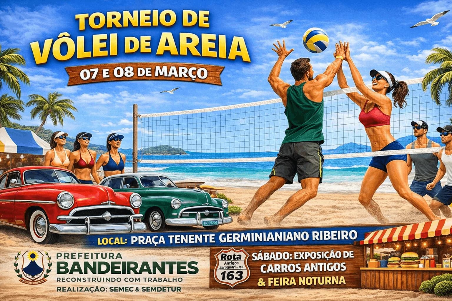 🏐 Torneio de Vôlei de Areia — Bandeirantes/MS
